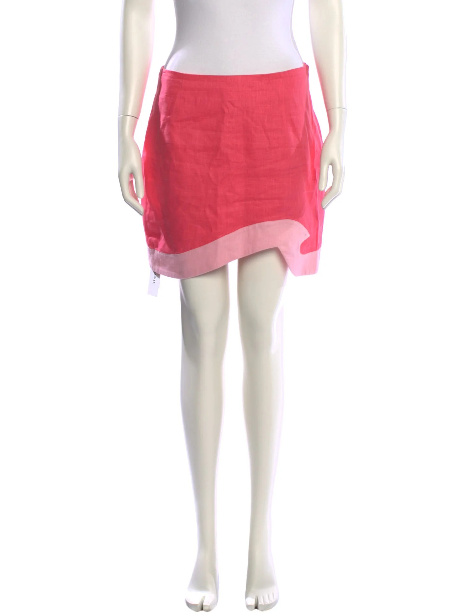 Staud Linen Mini Skirt - Pink Skirts, Clothing - WSTFG100691 | The RealReal | The RealReal