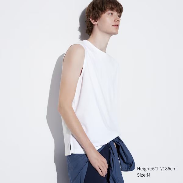 AIRism Cotton Sleeveless T-Shirt | UNIQLO (US)