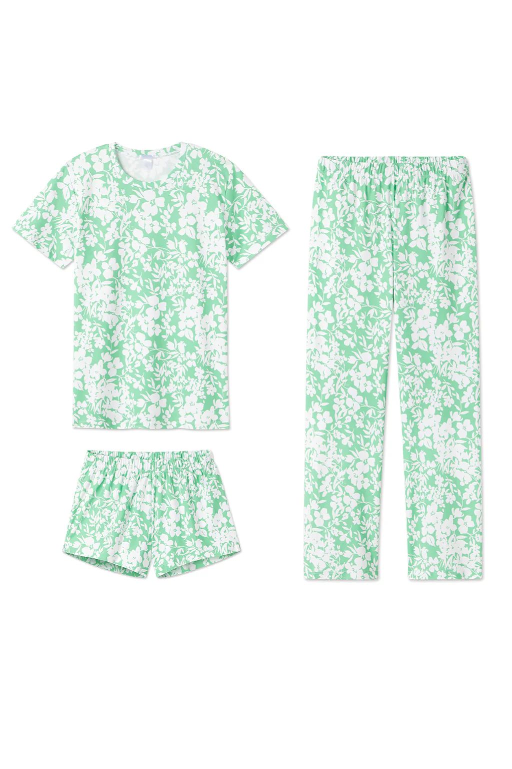Pima Weekend Bundle in Classic Green | Lake Pajamas