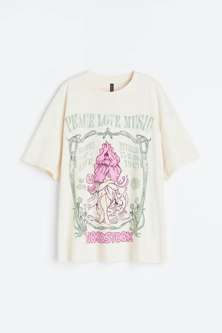 Oversized Printed T-shirt | H&M (US)