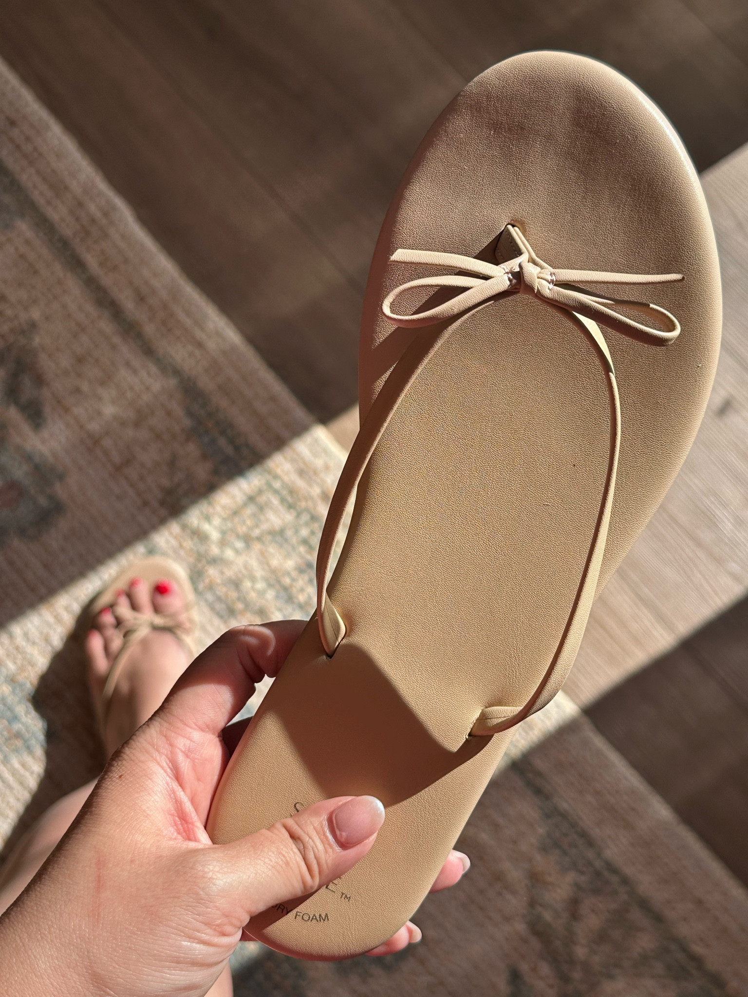 Had my eyes on these online for a while and finally grabbed them!! I wanted to try them on person to get the perfect fit. These are such a great summer staple to have! Love the bow detail 🎀 (size 7)

#LTKPetite #LTKdayinmylife #LTKmomlife