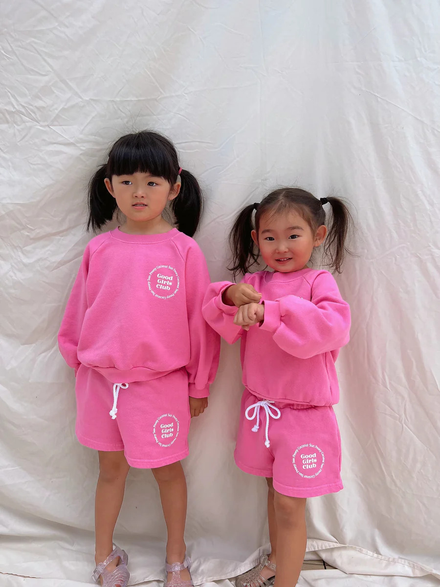 PINK GOOD GIRLS CLUB SHORT | Sun Peony Coconut