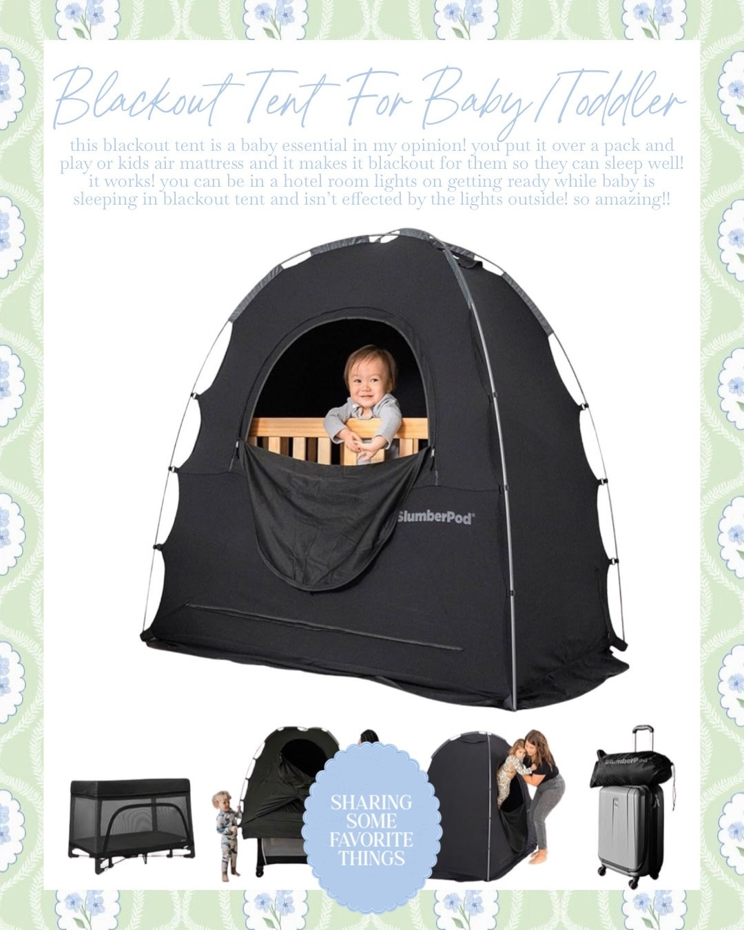 20% OFF SlumberPod right now 🙌🏼 and this is seriously one of the BEST prices you’ll find!!

I’ve used this for over 2 years and it will always be one of my top baby essentials. From traveling with a newborn to now with a 2.5 year old… we still use it ALL the time and will for years to come. Once she outgrows the pack n play, we’ll switch to a toddler floor mattress and keep using it 👏🏼

This blackout tent is a GAME CHANGER!!! It goes right over a pack n play or toddler mattress and creates a completely dark sleep space anywhere. You can literally be in a hotel room or sharing a room at a house with the lights on getting ready and your baby is sleeping peacefully inside 😱 it truly works!!

If you’re pregnant, building your registry, or have littles already… you need this. Such a must-have for sleep + travel!!

#baby #babyitems #babyproducts #babyregistry #babysleep #babytravel #travel #vacation #kidtravel #toddlertravel #toddler #toddleritem #toddlerproduct #toddlersleep #sleep #sleeptent #blackouttent #slumberpod #musthave #newborn #momtobe #pregnant #newmom #firsttimemom #mothersday #mothersdaygift #mothersdaysale #sale #majorsale #salealert #dealoftheday #amazonfinds #amazondeals #babyessentials #babyproducts #travelwithkids #babytravel #toddlertravel #slumberpod #blackouttent #ltkbaby #ltkdealalert #ltkkids

#LTKmomlife #LTKTravel #LTKBaby