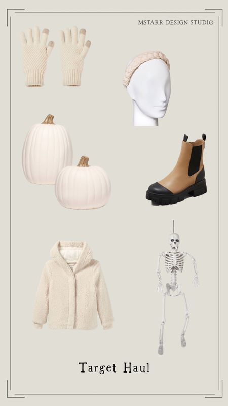 What I bought recently…Target Haul

Getting ready for Halloween with a skeleton and white pumpkins, affordable waterproof boots, Sherpa sweater, the cutest braided headband, and coveted winter gloves with fingertips that work on your cell phone! #chelseaboots #fallshoes #halloweendecor

#LTKSeasonal #LTKHalloween #LTKHoliday