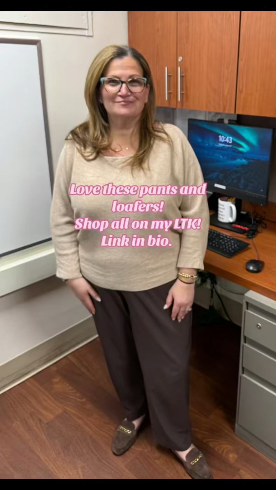 Pants are LOFT and loafers are Rack. Love them! Top was Marshall’s so I can’t post a link! 

#LTKFindsUnder100 #LTKMidsize #LTKootd