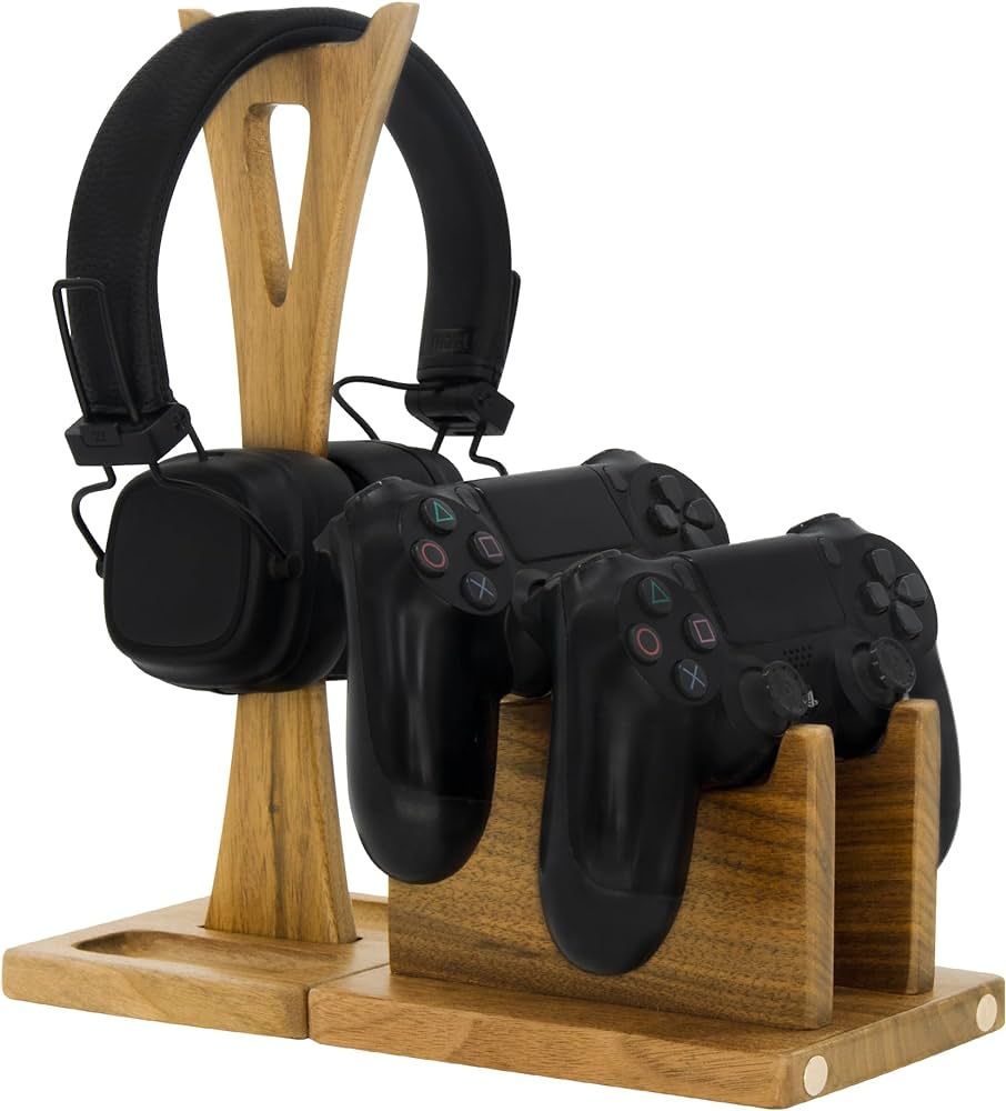 Gamer Gifts for Men, Adjustable Controller Organizer with Headphone Holder & Game Controller Stan... | Amazon (US)