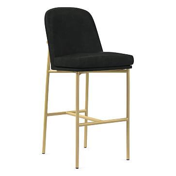 Jack Metal Frame Leather Bar & Counter Stools | West Elm (US)