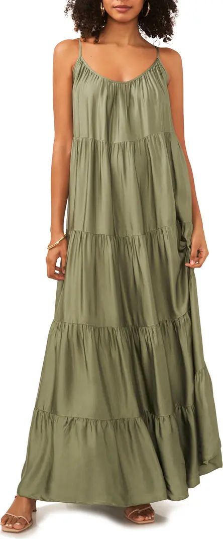 Shirred Tiered Maxi Dress | Nordstrom