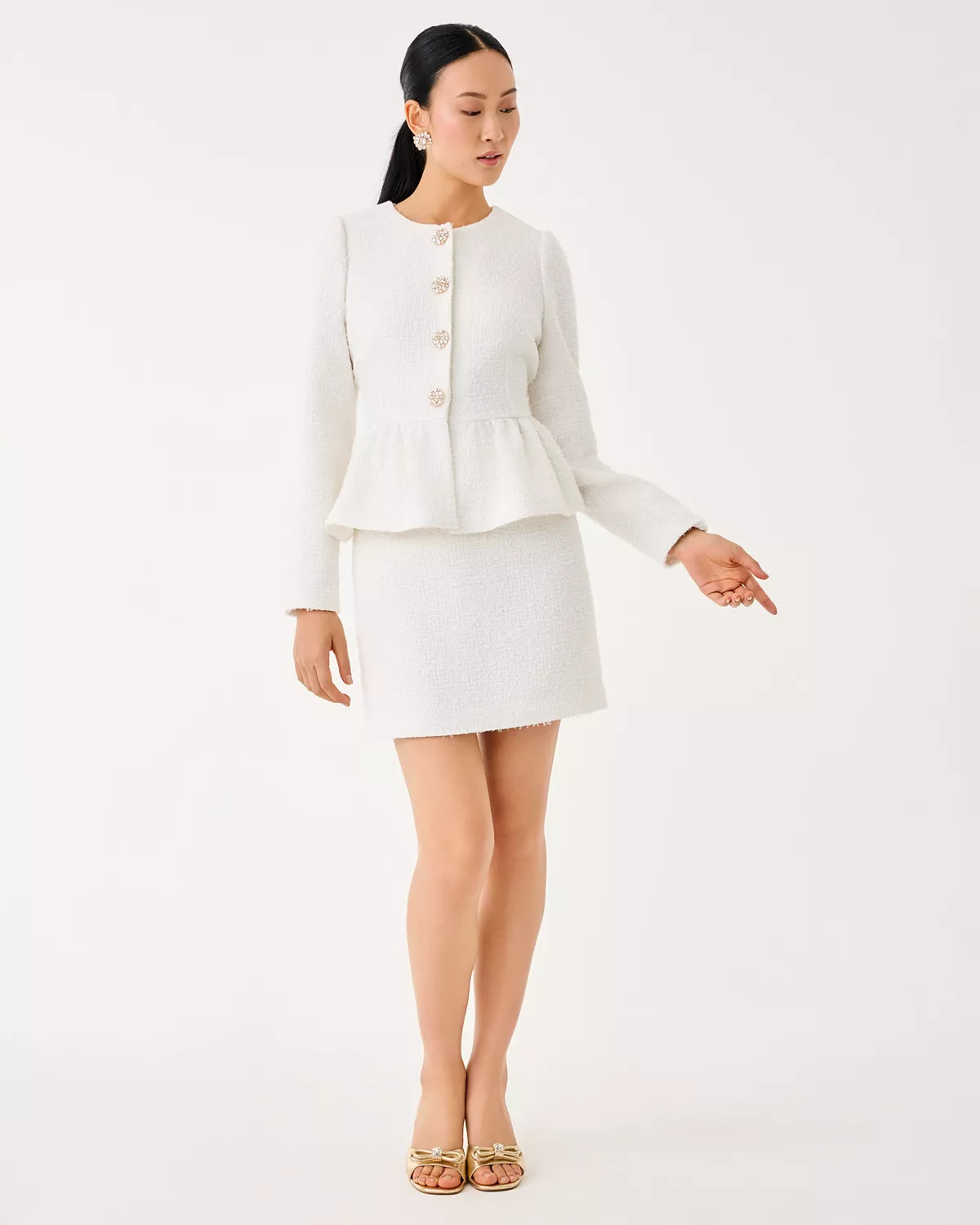 Kels High Rise Boucle Mini Skirt | Lilly Pulitzer