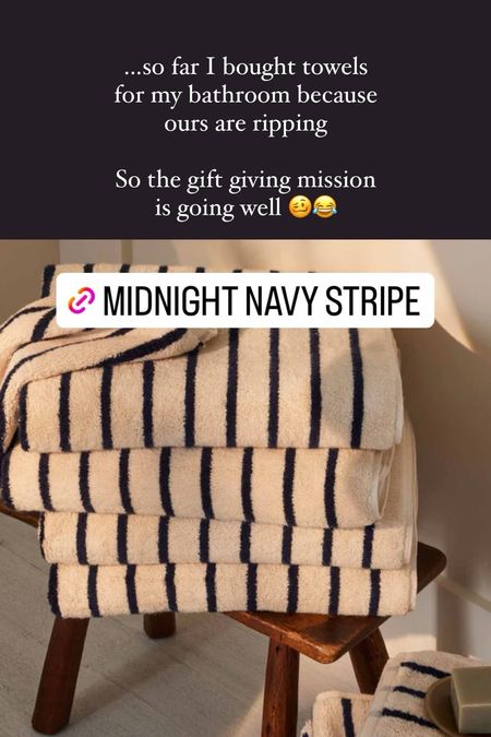 20% off Black Friday cyber Monday. So excited to replace our ripped and stained towels with these ultra-plush striped set
Love, Claire Lately 

Home decor, holiday, winter, cozy, gift 

#LTKGiftGuide #LTKCyberWeek #LTKhome