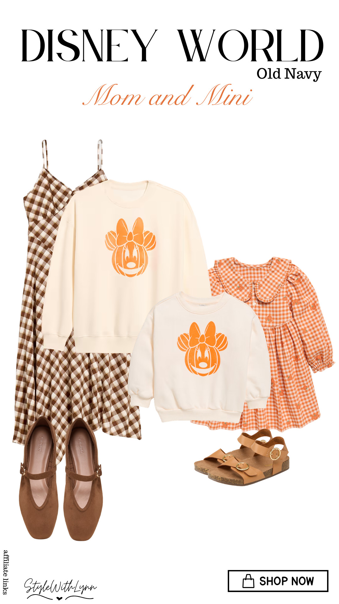 🎃✨ Disney Halloween magic meets the sweetest Mom & Mini style! ✨🎃

If you’re planning a Disney World trip this fall, these Minnie-inspired Mom & Mini outfits from Old Navy are giving ALL the pumpkin-season vibes! 🧡🤎 From the gingham dresses to the cozy Minnie sweatshirts, these looks are perfect for a festive day at the parks without sacrificing comfort.

✨ SHOP THESE LOOKS: shop all the outfit details on my LTK!

💫 Follow for more Disney World outfit inspiration, Mom & Mini looks, and magical style finds!

#DisneyWorldOutfits #DisneyOutfitInspo #DisneyHalloween #DisneyStyle #MomAndMini #MomAndMeOutfits #OldNavyStyle #OldNavyFinds #DisneyMom #DisneyFashion #HalloweenOutfits #FallOutfitInspo #DisneyWorldTips #DisneyVacation #MinnieMouseStyle #DisneyBound #DisneyParkOutfits 

 #LTKootd #LTKSeasonal #LTKKids
