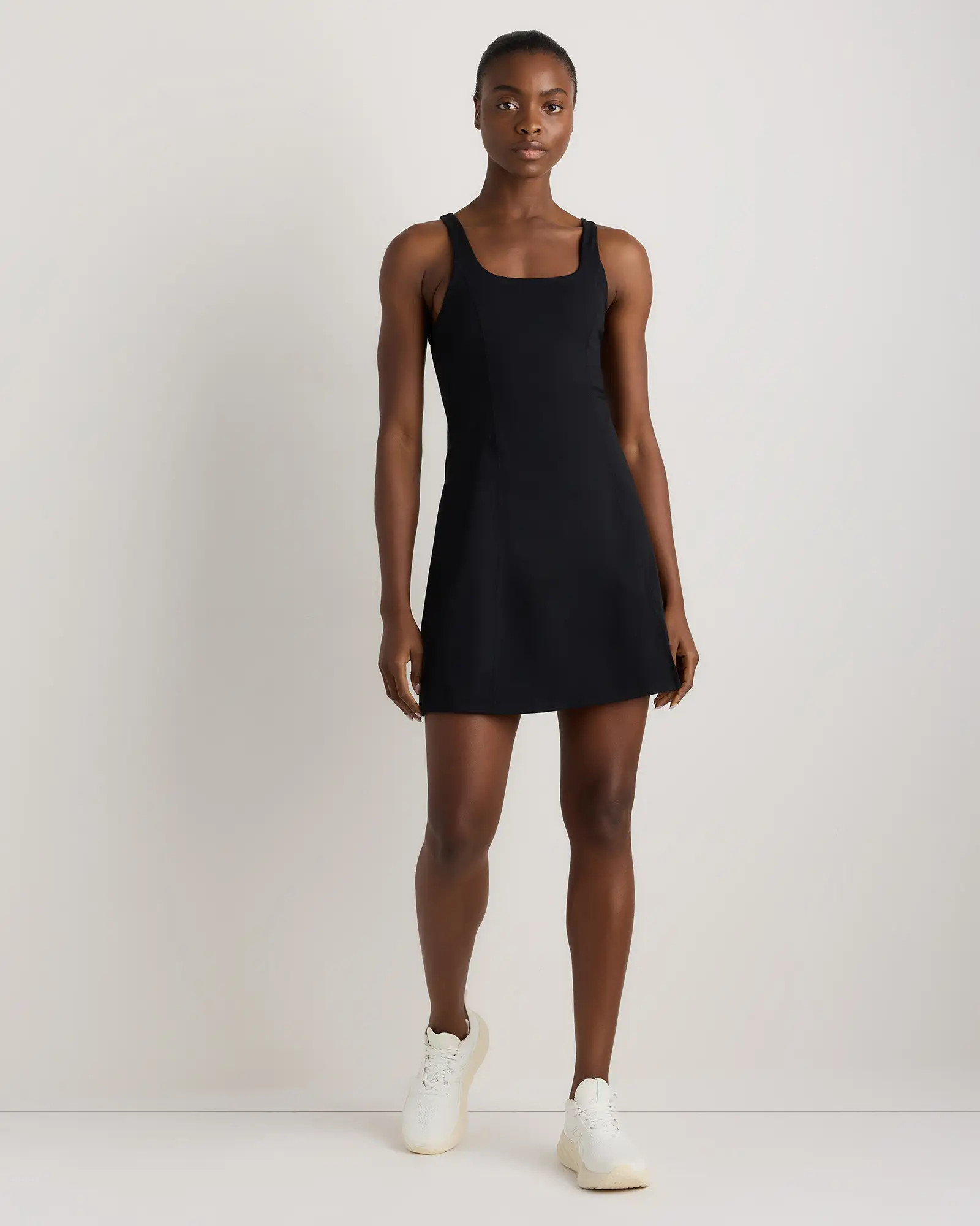 Power-Up Square Neck Dress | Quince