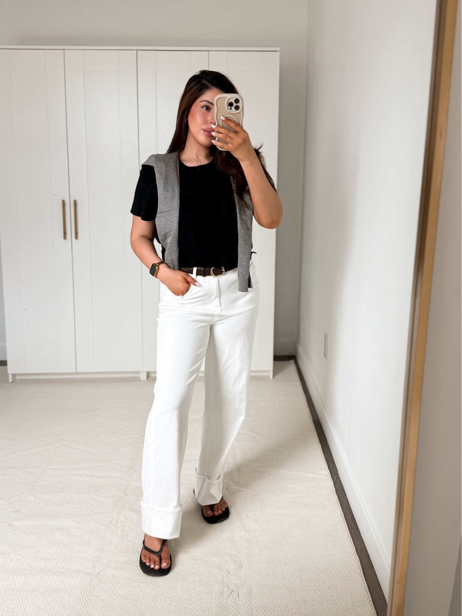 Halara Denim, wearing tall length 
Size down

#LTKootd #LTKPetite