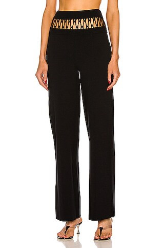 Dion Lee Net Suspended Pant in Black | FWRD | FWRD 