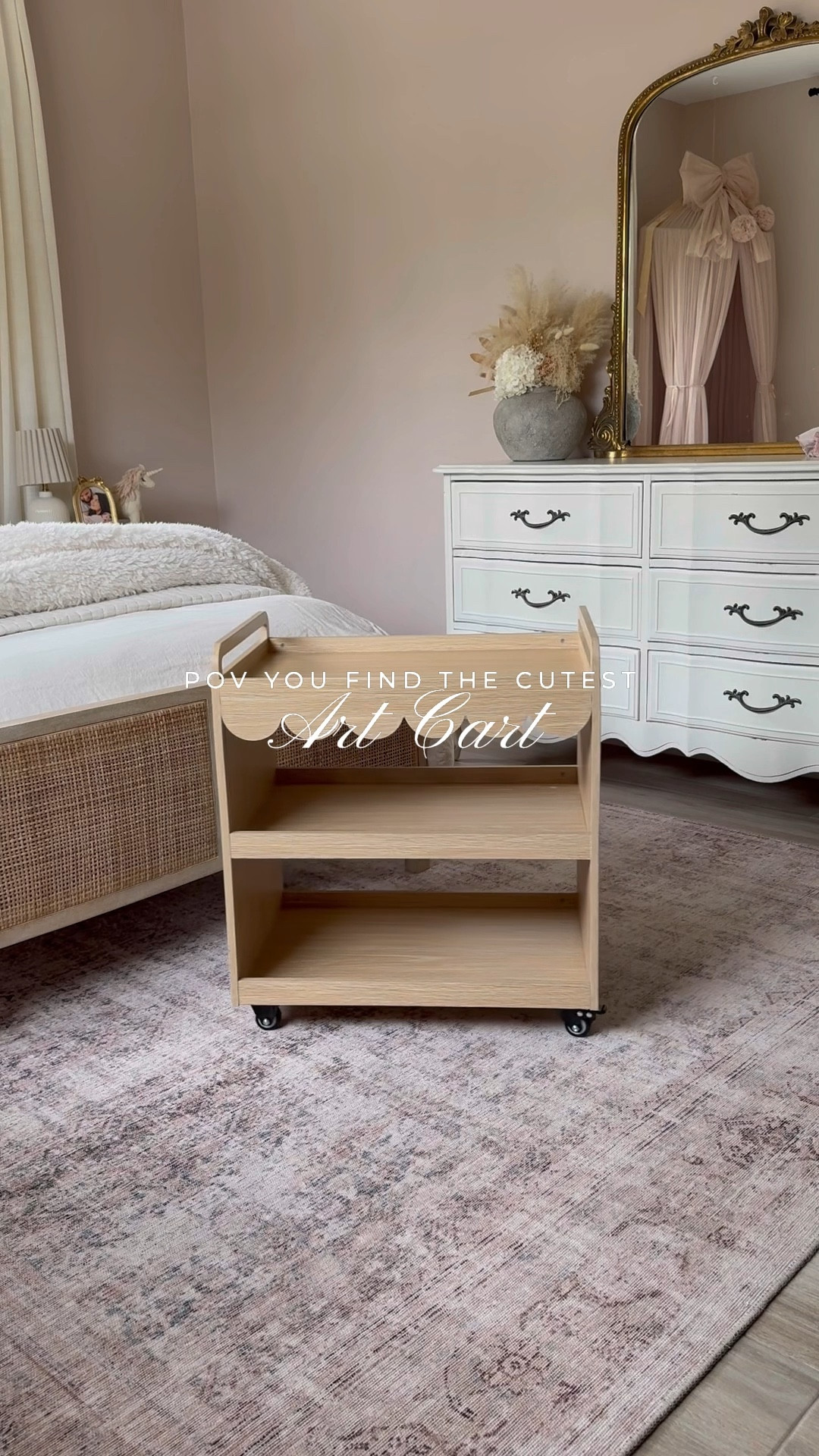 Cutest. Find. Ever. 💕 Spotted this scalloped art cart at Walmart for under $65, and I’m obsessed! ✨

This adorable + affordable rolling cart is perfect for:
+ a baby station cart for diapers, pumps + more 
+ a homework cart for your kids school supplies to make homework time easier
+ craft/art cart for your little artist 
+ classroom cart for supplies you need on hand
+ more


#ltkhome #rollingcart #kidsroom #walmartfind #walmartkids #scalloped #cart #artcart #girlsroom #kidsroom #playroom 

#LTKFindsUnder100 #LTKKids #LTKHome