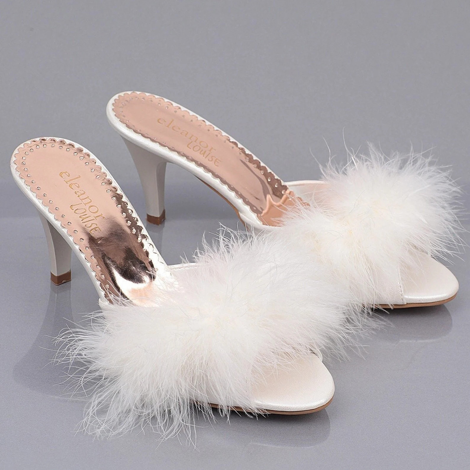 Feather Slippers, Bridal Slippers, Feather Sandals, Marabou Slippers, Women's Boudoir Slippers, W... | Etsy (US)