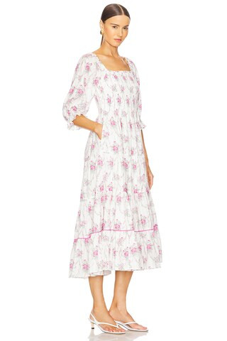LoveShackFancy Rigby Dress in Rose Picnic from Revolve.com | Revolve Clothing (Global)