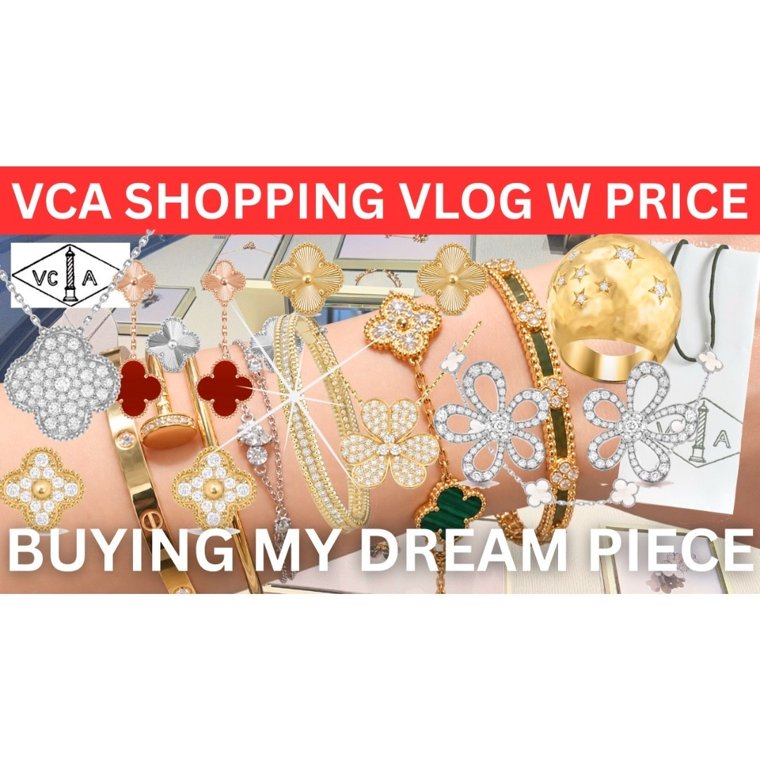 New VCA shopping vlog buying my dream piece is up on my channel now! Can you guess which one I picked up this time?

#LTKOver40 #LTKmomlife #LTKWedding