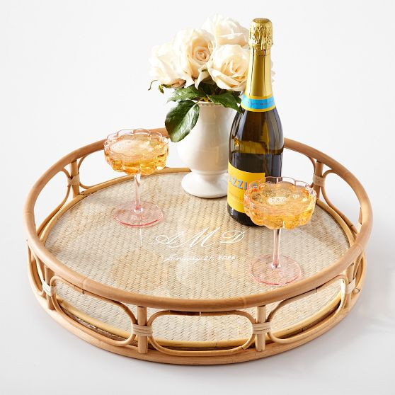 Bamboo Round Serving Tray​ | Mark and Graham