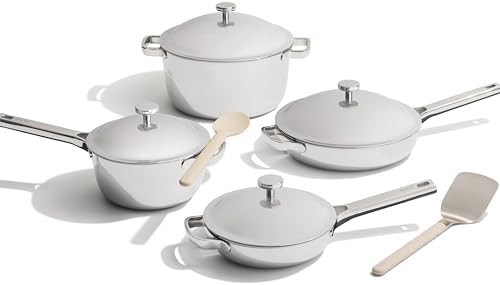 Our Place Titanium Pro Cookware Set (4-Piece) – Always Pan & Perfect Pot | Nonstick No-Coat Tec... | Amazon (US)