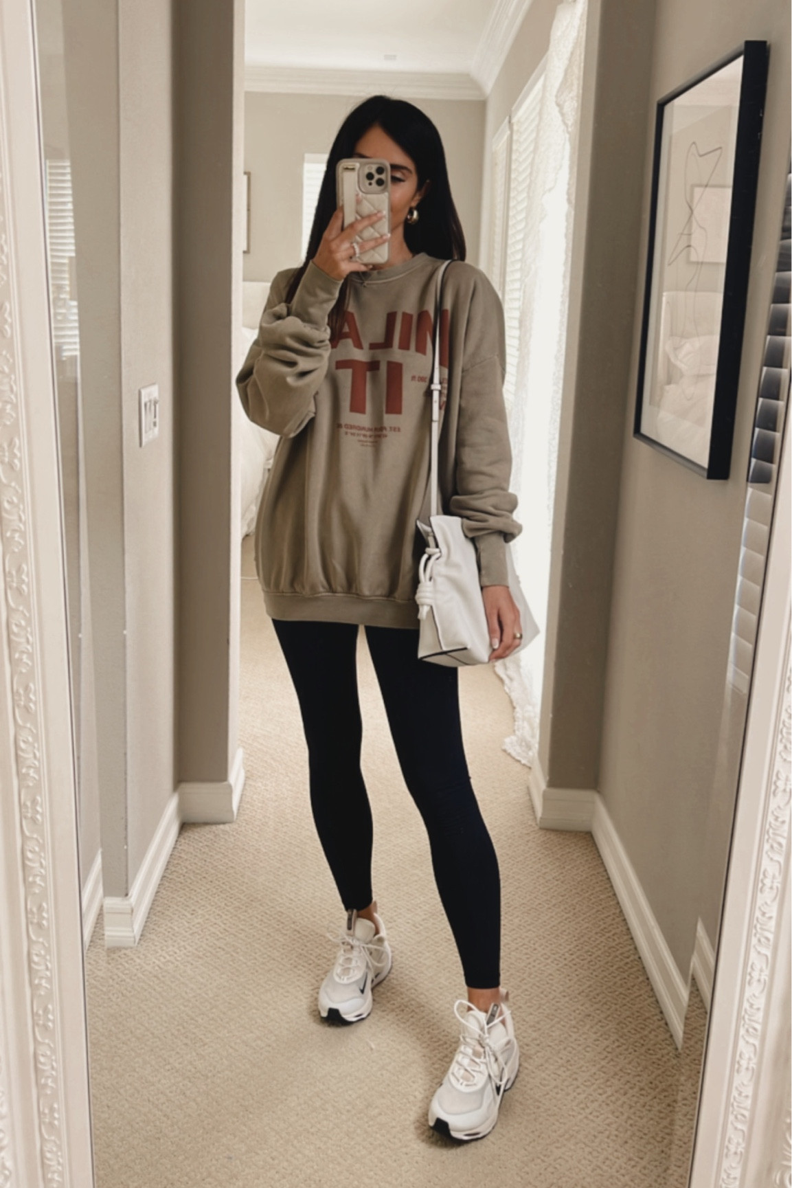 This graphic sweatshirt is back in stock and under $80! Runs naturally oversized, I’m just shy of 5-7” wearing the size small. 

#LTKfindsunder100 #LTKstyletip