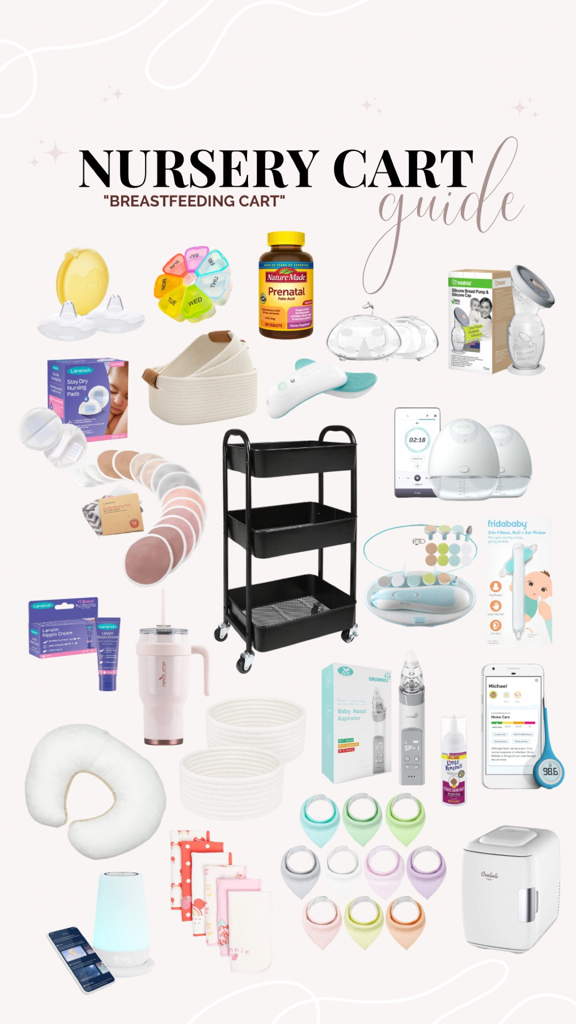 What’s in my Nursery Cart “Breastfeeding Cart” (Part 2)

#LTKhome #LTKbaby #LTKbump