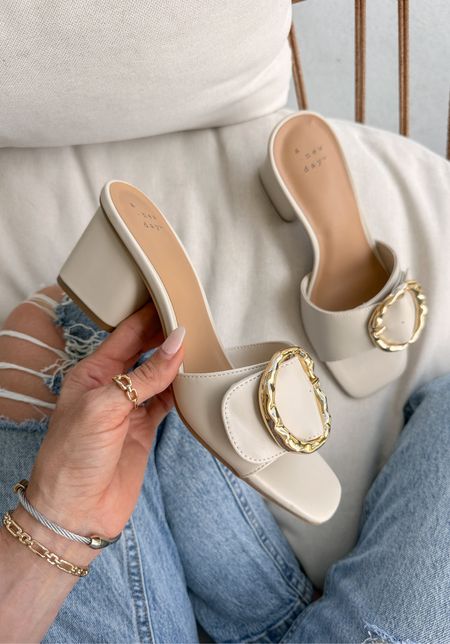 Now available online!!! These look designer but they’re from TARGET!!! So good & comfy too :) runs TTS 

Target Style, Spring Fashion, Summer Fashion, Neutral Clothing, Neutral Shoes, Summer Sandals, Wedding Guest Dress 

#LTKfindsunder50 #LTKU #LTKshoecrush