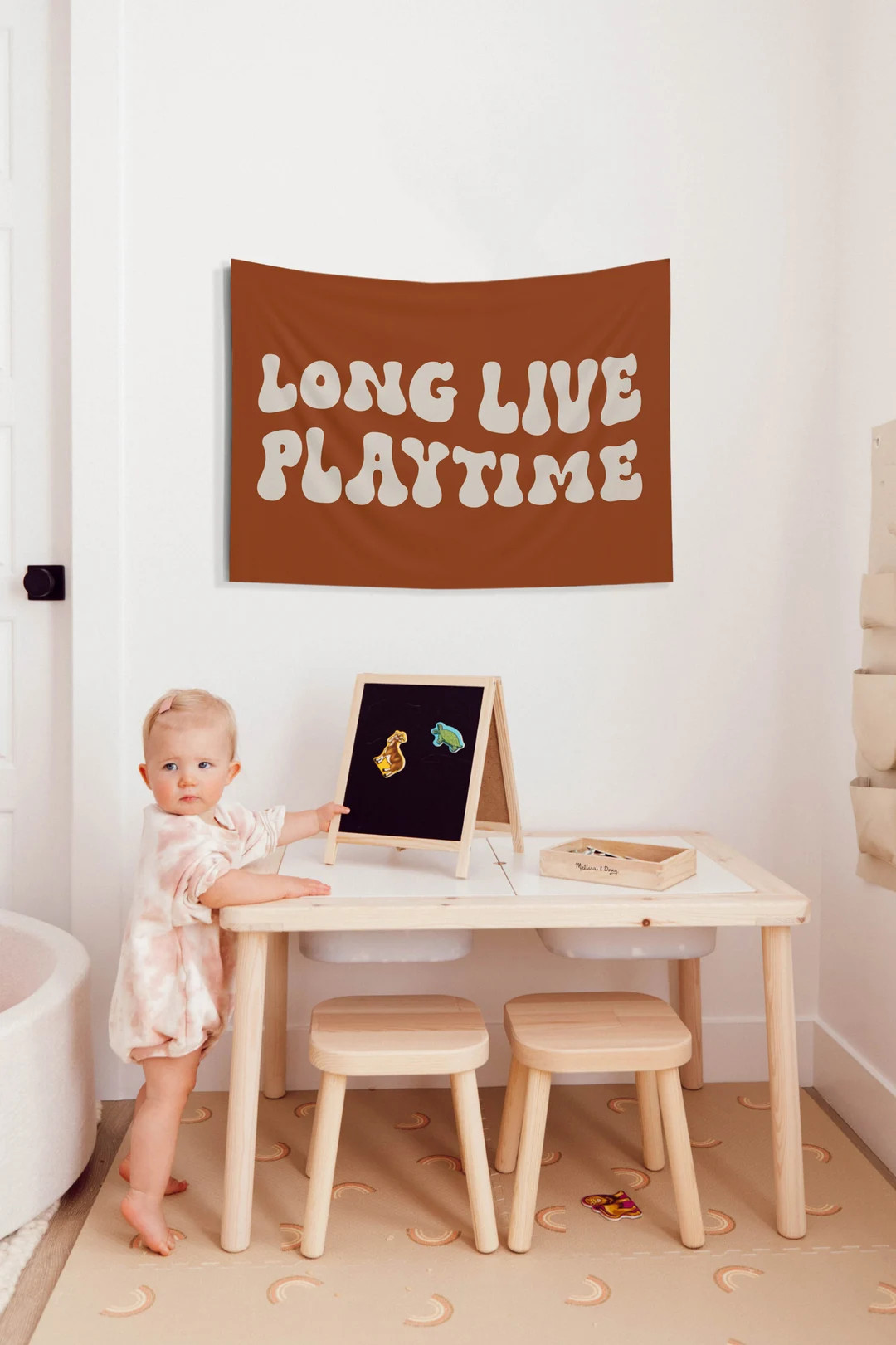 Play All Day Sign Playroom Wall Decor Playroom Sign Lets Play - Etsy | Etsy (US)