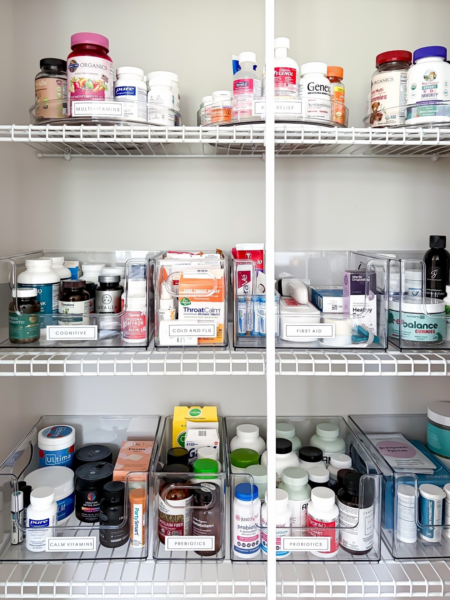 The Great Pollening is in full swing here in Charlotte, NC.  Is your medicine cabinet ready to support your family’s sniffles, itchy eyes, and sinus headaches? … This closet sure is! 💊