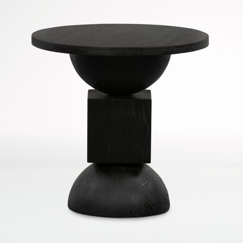 Jordan Ebony End Table + Reviews | Crate & Barrel | Crate & Barrel