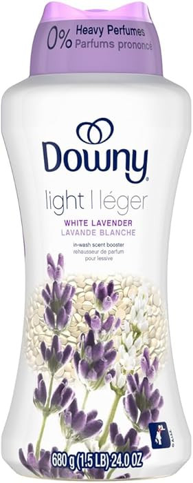 Downy Light Laundry Scent Booster Beads for Washer, White Lavender Scent, 13.4 oz, with No Heavy ... | Amazon (US)