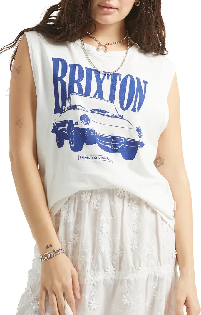 Sunday Cruising Cotton Graphic Muscle Tank | Nordstrom