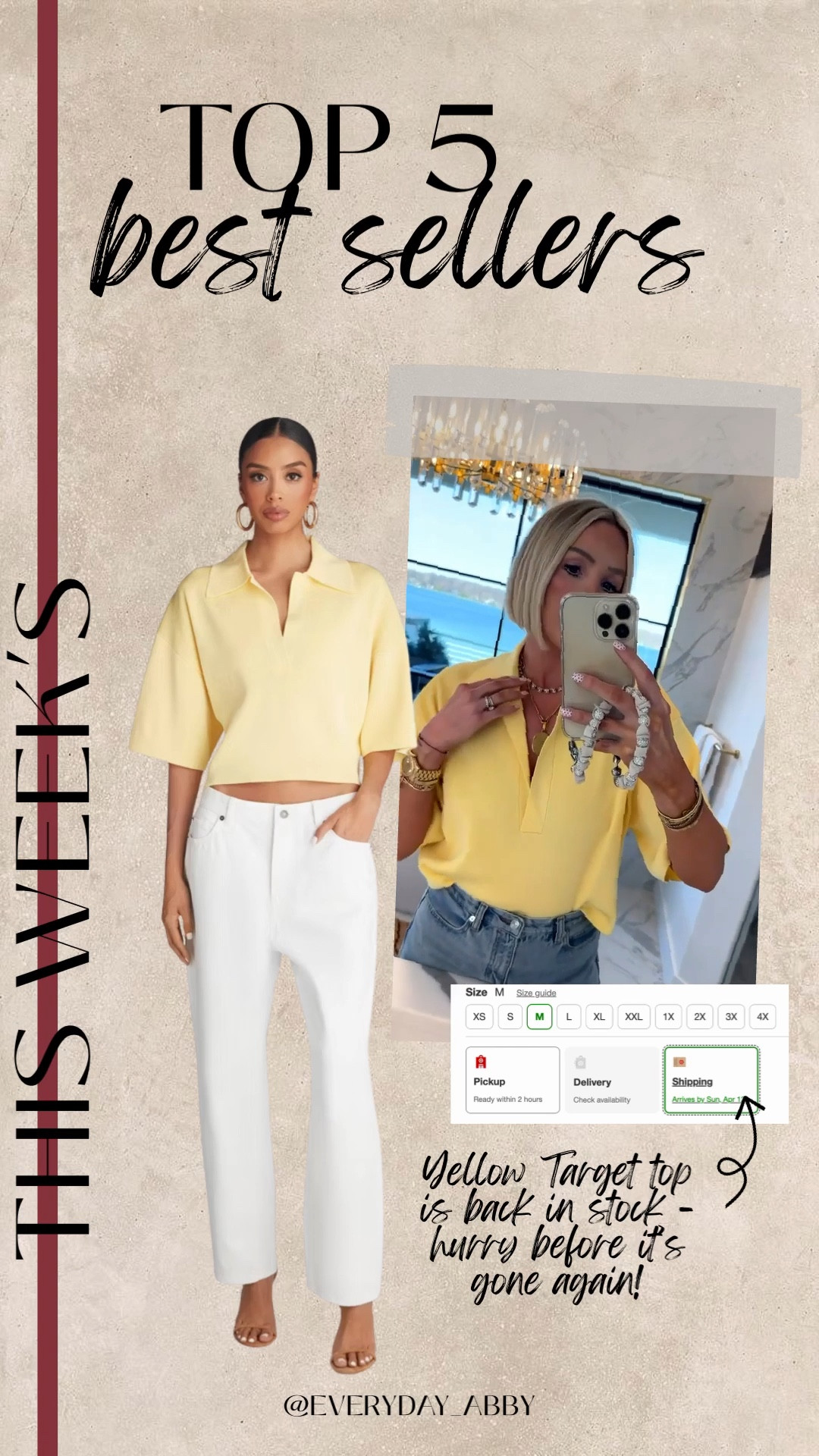 You ladies loved this yellow top form Target! Probably won’t be in stock much longer 👀

#LTKootd #LTKgrwm