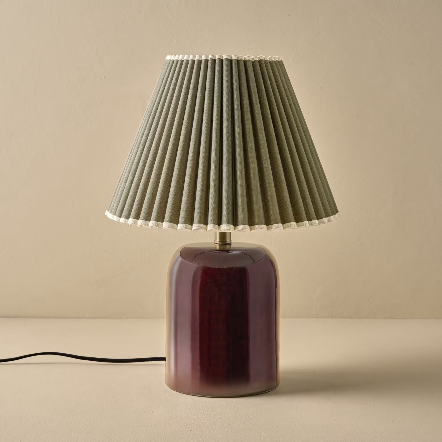 Farrah Table Lamp - Deep Burgundy | Magnolia