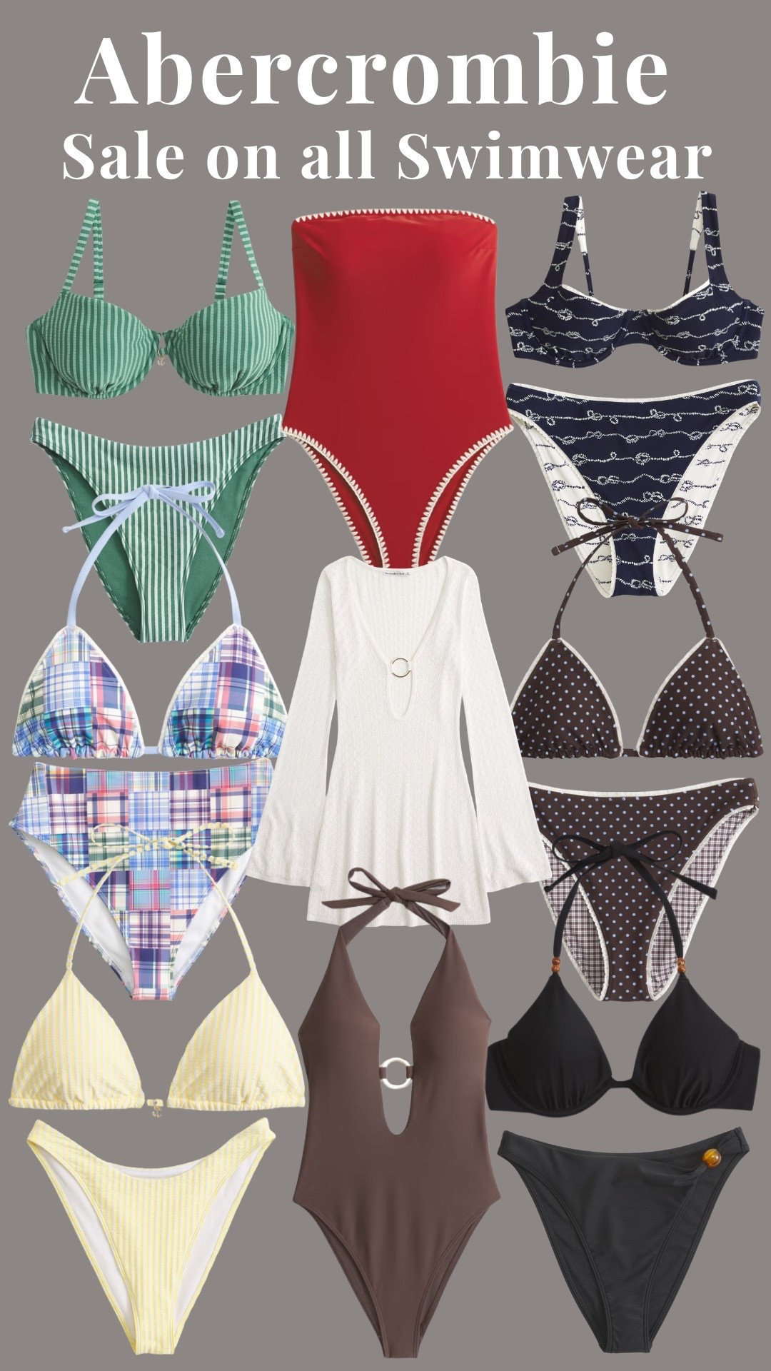 Abercrombie sale on all swimwear!! 👙

@abercrombie

#LTKSwim #LTKSaleAlert #LTKootd