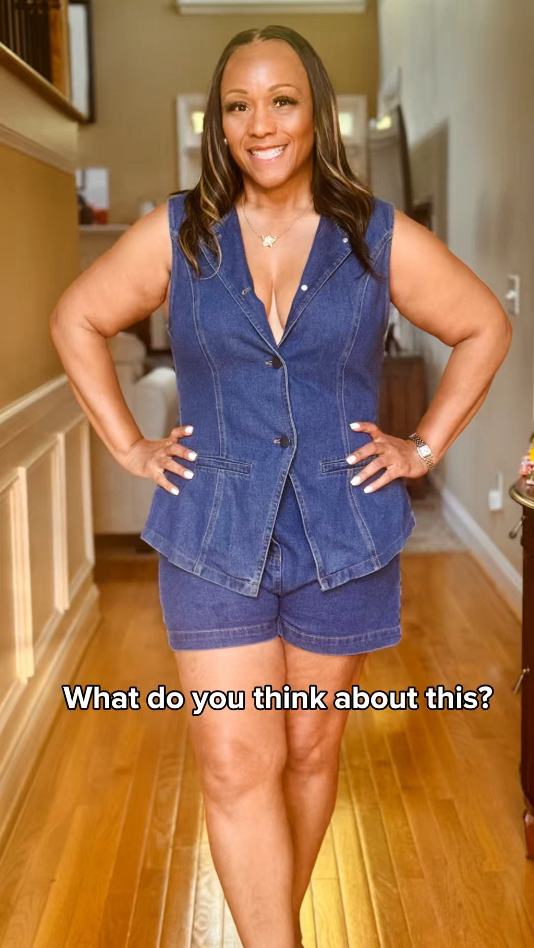 Amazon Denim Short Set

Denim on denim done RIGHT 

This Amazon jean short set is the perfect effortless summer look—tailored, flattering, and easy to dress up or down. I love how the structured vest elevates the casual shorts for a chic, put-together vibe. Pair it with a neutral bag + simple accessories and you’re out the door.

#AmazonFinds #DenimSet #SummerStyle #LTKStyle #ChicCasual

#LTKootd #LTKSaleAlert