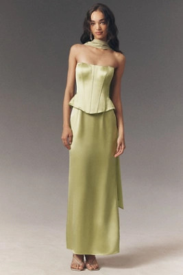 Mare Mare Mimi Satin Corset Dress | Anthropologie (US)