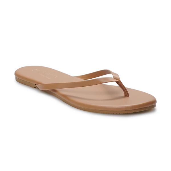 LC Lauren Conrad Honey Women's Flip Flop Sandals | Kohl's