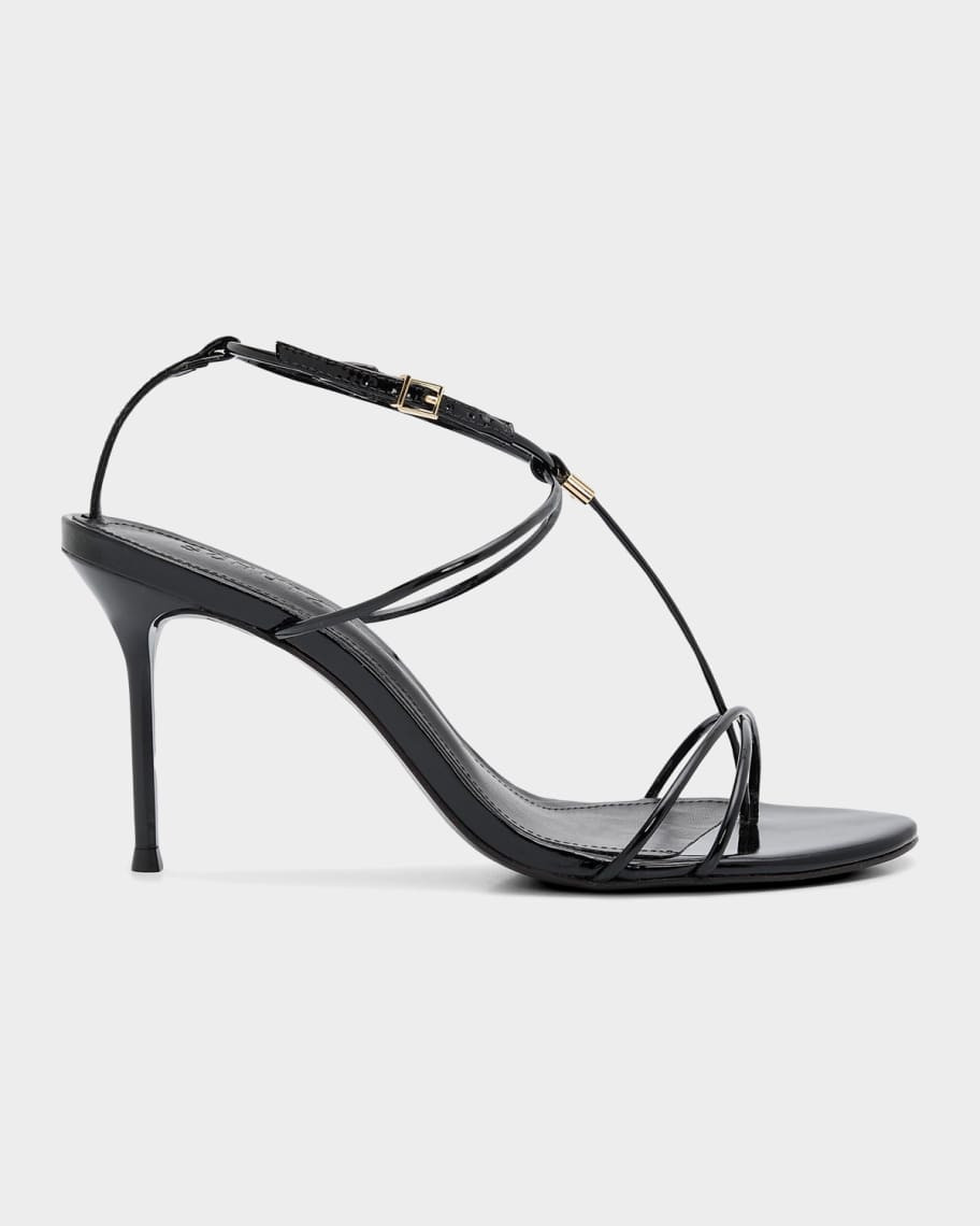 Schutz Jules 90MM Leather Sandals | Neiman Marcus