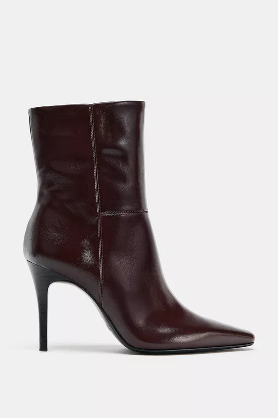 THIN HIGH HEEL ANKLE BOOTS | Zara US