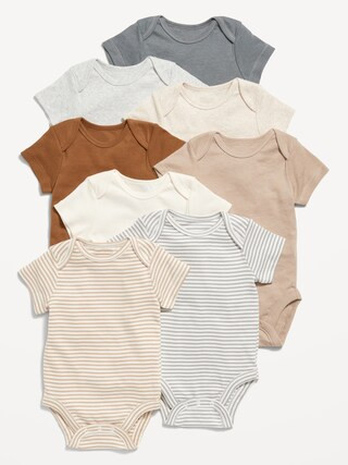 Unisex Bodysuit 8-Pack for Baby | Old Navy (CA)