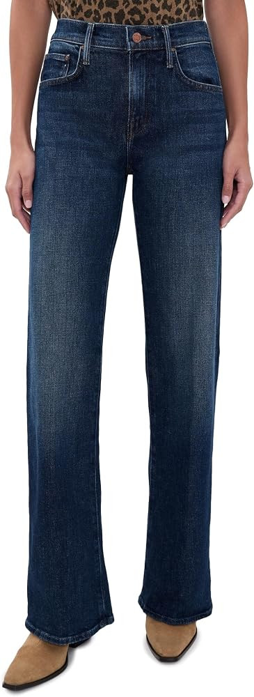 Mother Women's The Mid Rise Lasso Sneak Jeans | Amazon (US)