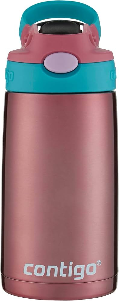 Contigo Aubrey Kids Stainless Steel Water Bottle with Spill-Proof Lid | Amazon (US)