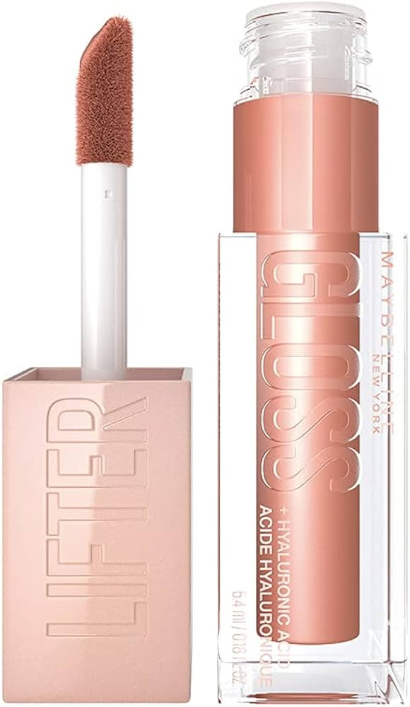 Maybelline Lifter Gloss Lip Gloss Makeup With Hyaluronic Acid, Hydrating, High Shine, Hydrated Li... | Amazon (US)