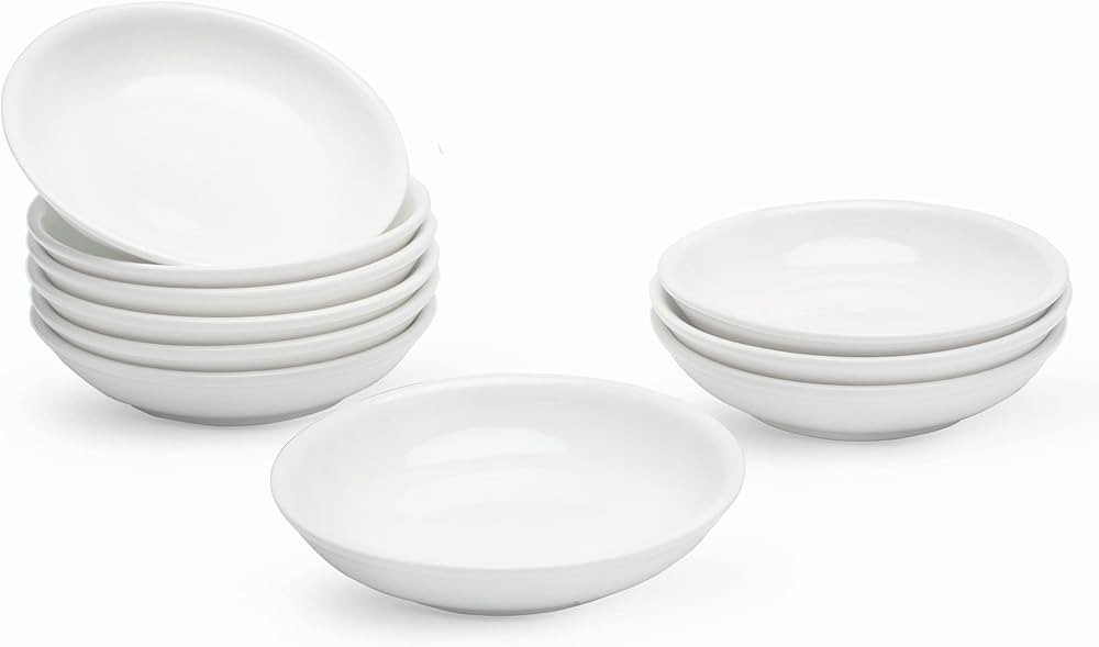 UIBFCWN 3 Oz Ceramic Dipping Bowls, Soy Sauce Dish & Bowl, Small Serving Bowls for Side Dishes, F... | Amazon (US)