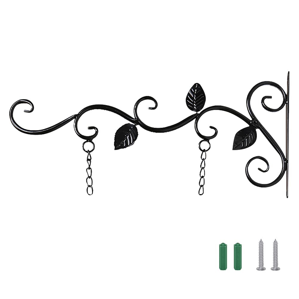 Muka Hanging Sign Bracket, Metal Decorative Wall Mounted Hook Hanger | Amazon (US)