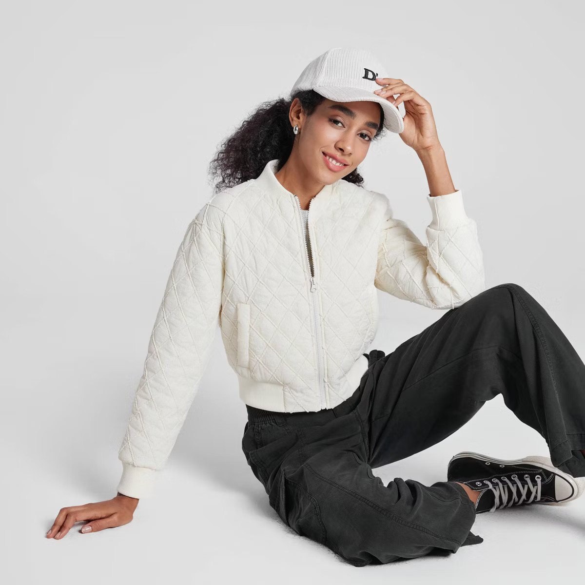 Women's Quilted Bomber Jacket - Wild Fable™ | Target