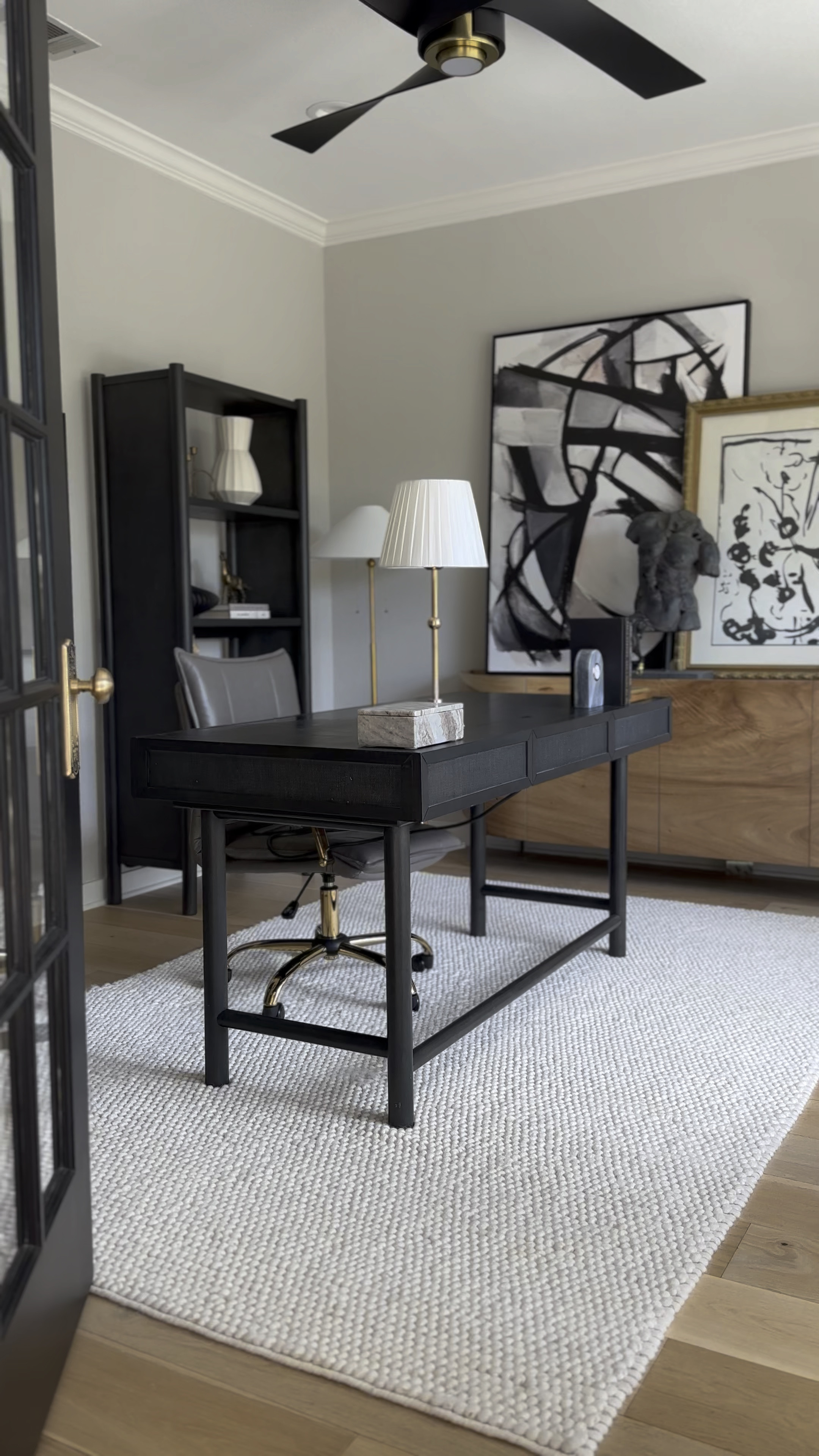 Office views! My oversized artwork is 54x40 and 40x30! 

#LTKHome #LTKSaleAlert #LTKStyleTip