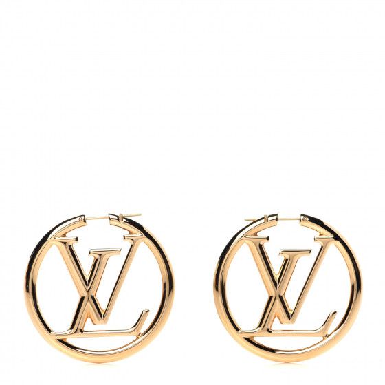 Louise Hoop Earrings Gold | Fashionphile