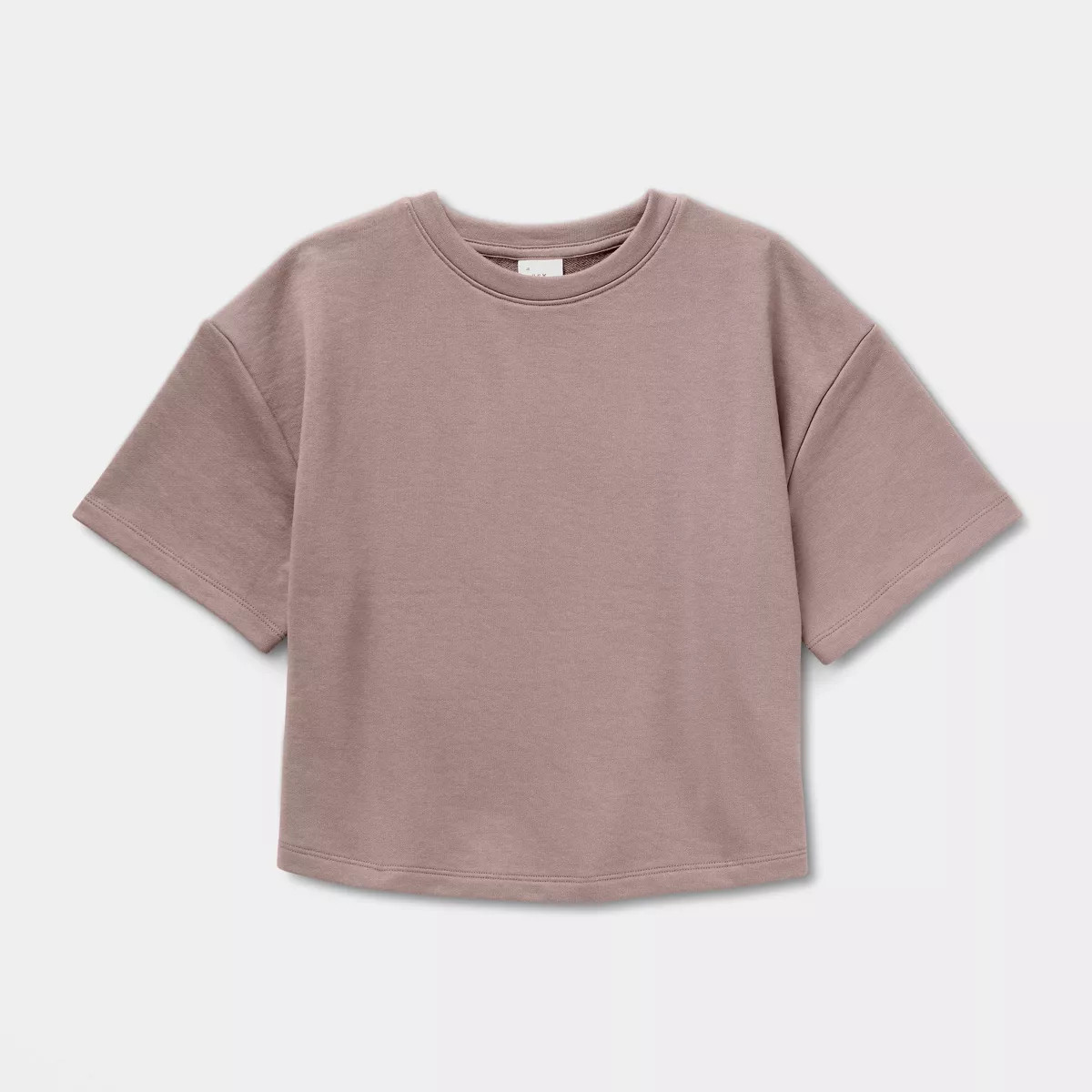 Women's French Terry T-Shirt - A New Day™ Gray M | Target